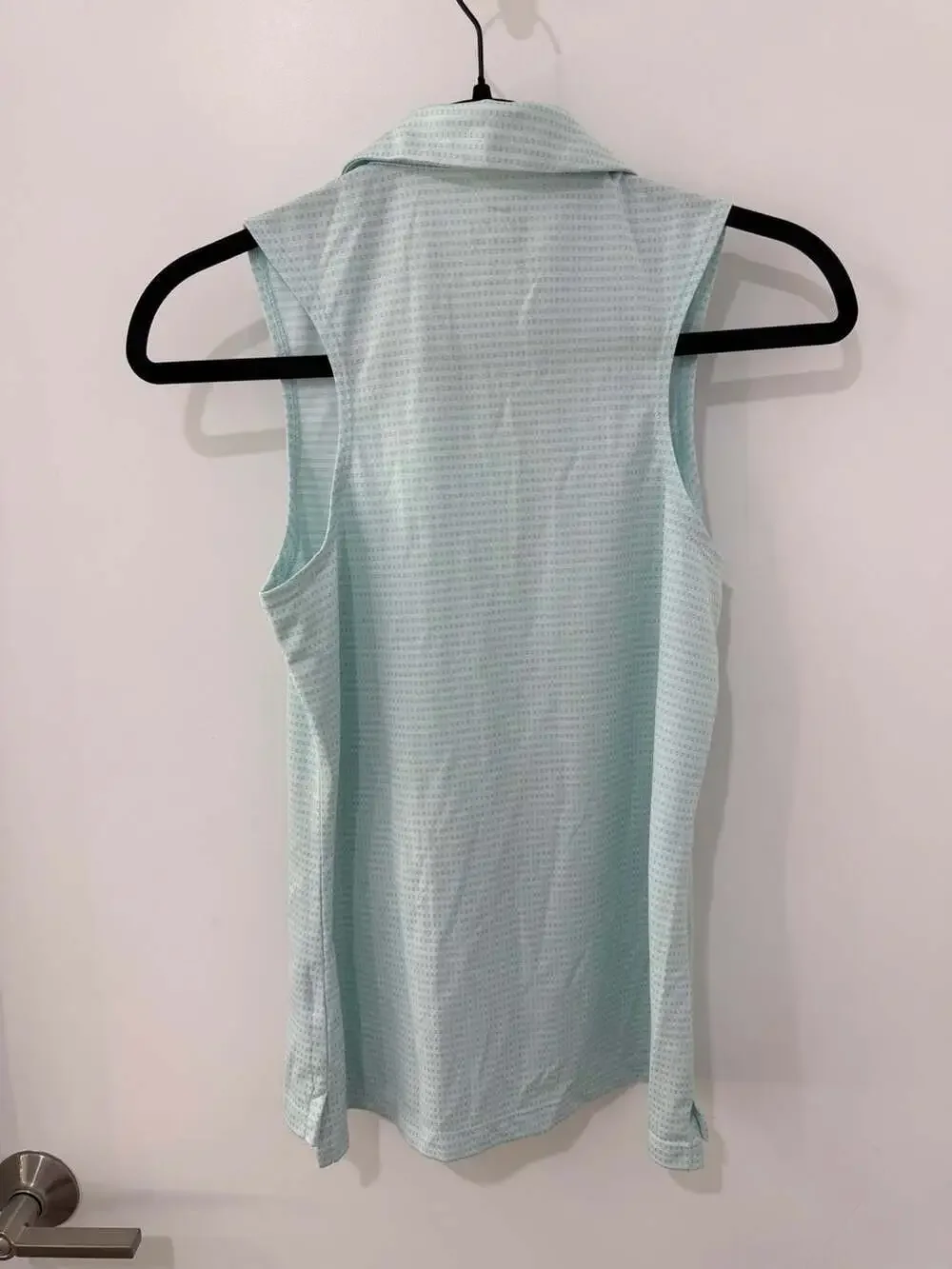 Nike Dri-FIT Women's Victory Sleeveless Golf Polo in Mint Green